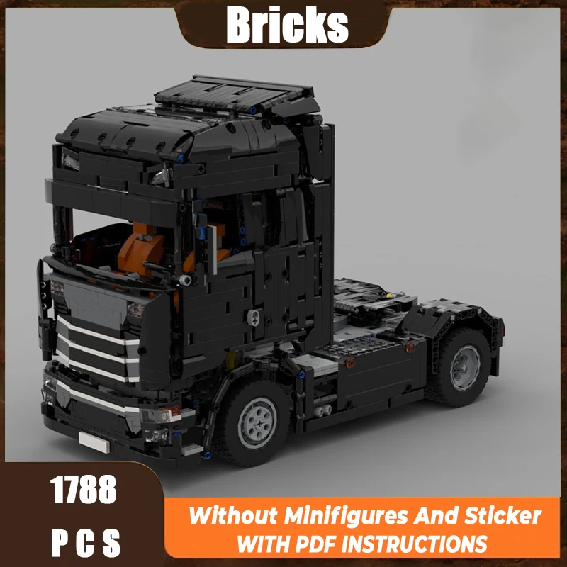 

Изысканный новый строительный блок MOC, модель автомобиля, грузовик серии S730, технология, модульная детская игрушка, подарок, набор для сборки «сделай сам»