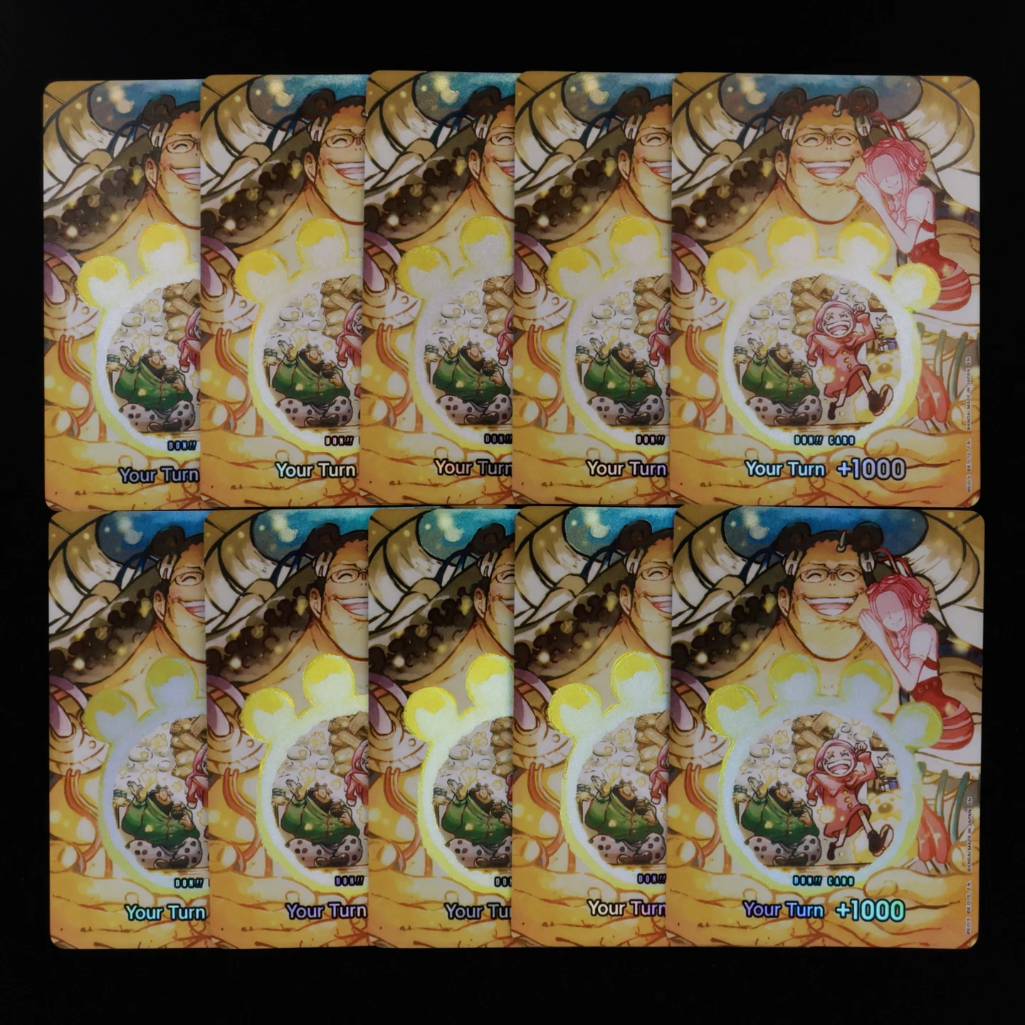 Kuma and Bonney DON Card One Piece TCG OPCG English OPTCG Anime Collectible Textured Foil Cards