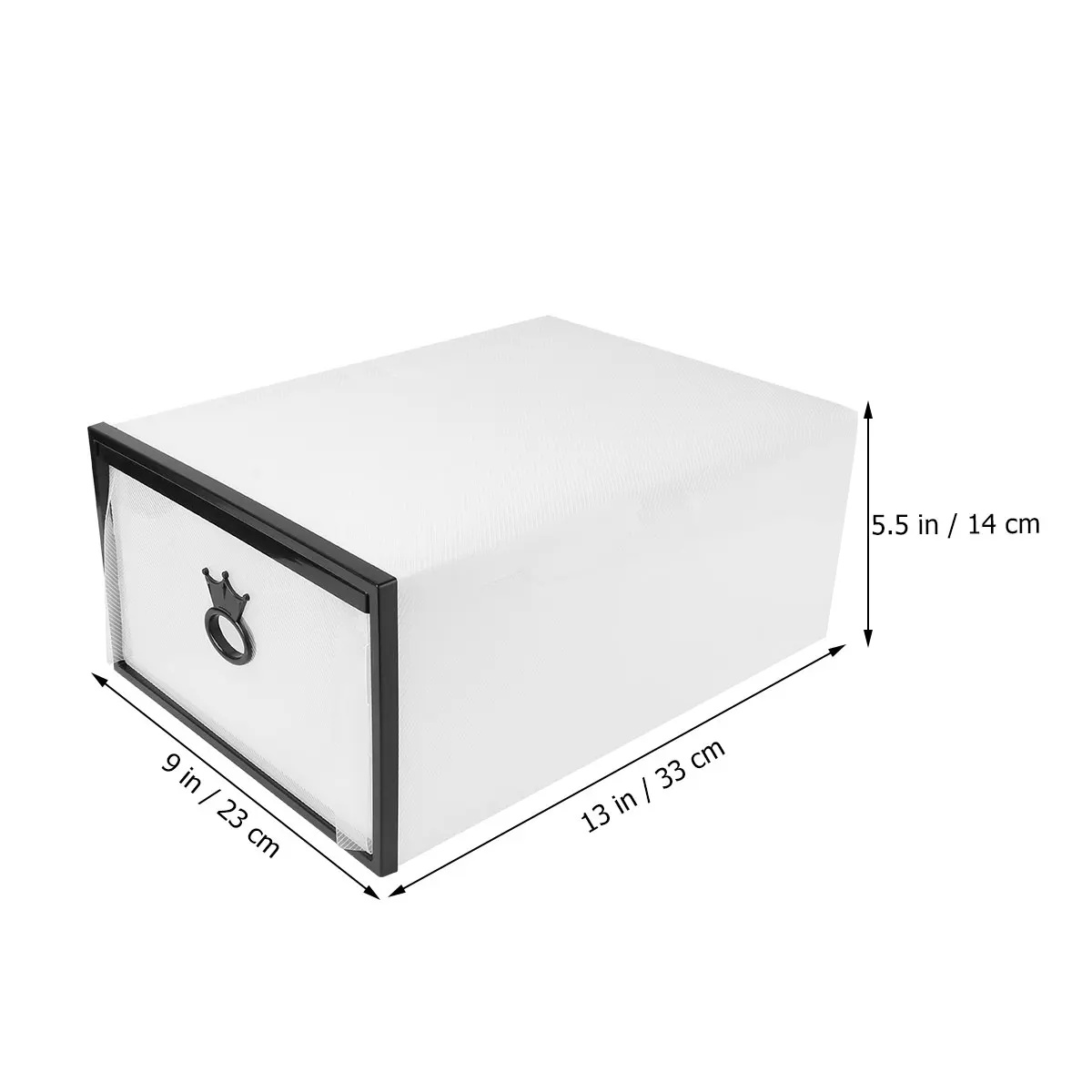 

Plastic Shoe Storage Box Large Size Foldable Stackable Thickened Transparent Drawer Type Shoe Container