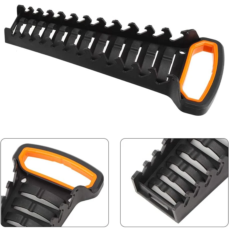 Plastic Wrench Organizer Tray Sockets Storage Tools Rack Sorter Standard Spanner Holders Wrench Holder Storage Organizer