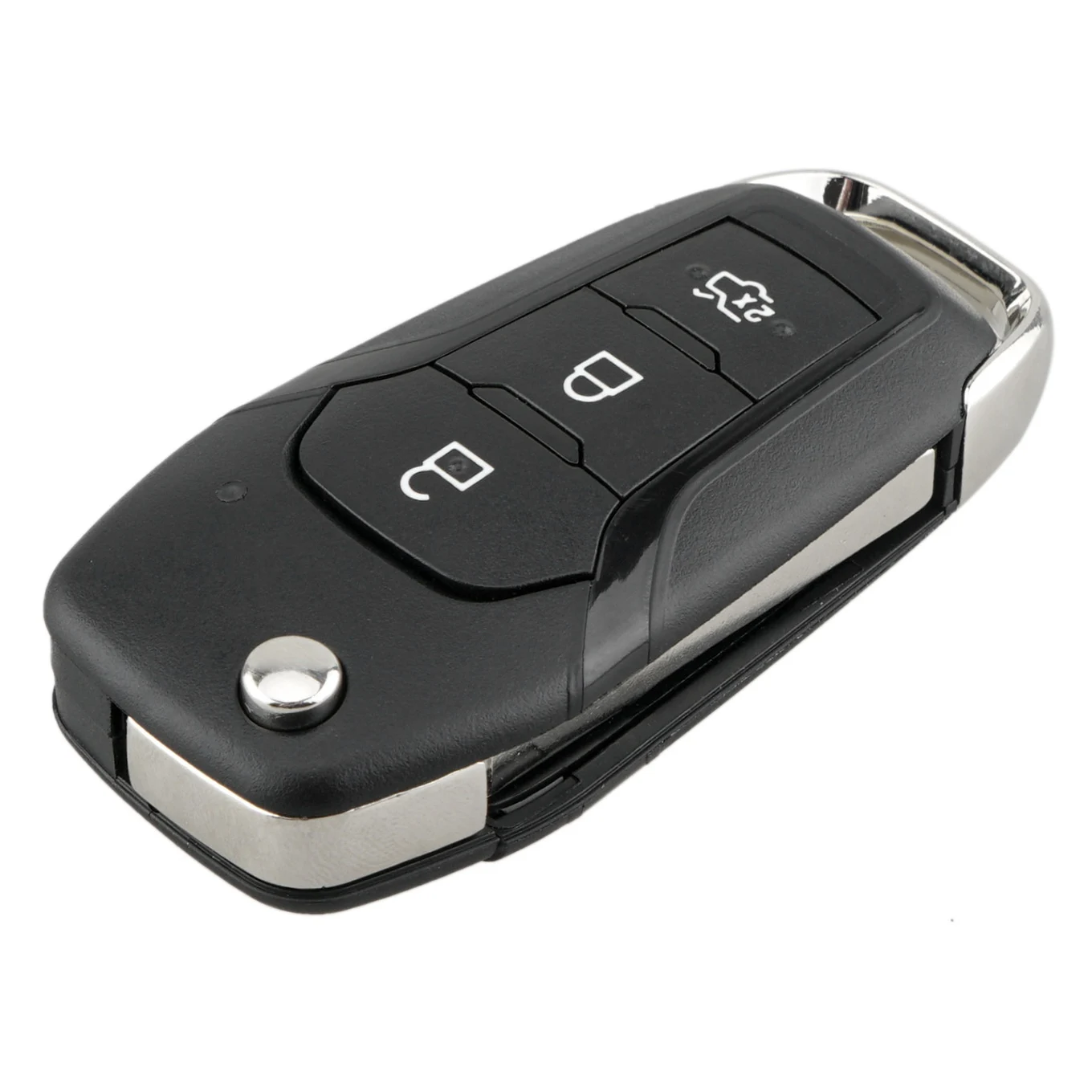 2 Pcs Car Smart Remote Key 433Mhz For Ford, 3 Button & 2 Button