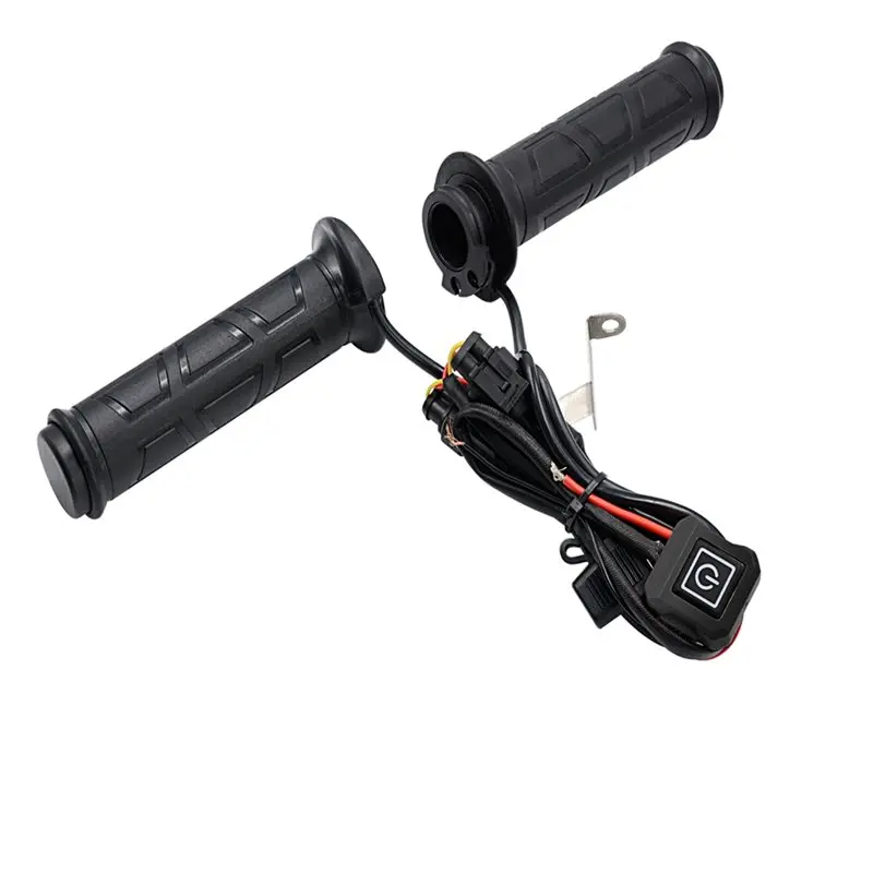 

AEF2-Motorcycle Heated Handlebars Motorcycle Hand Grip Supplies Parts Handlebars Equipment Grips For Accessories Handle Moto