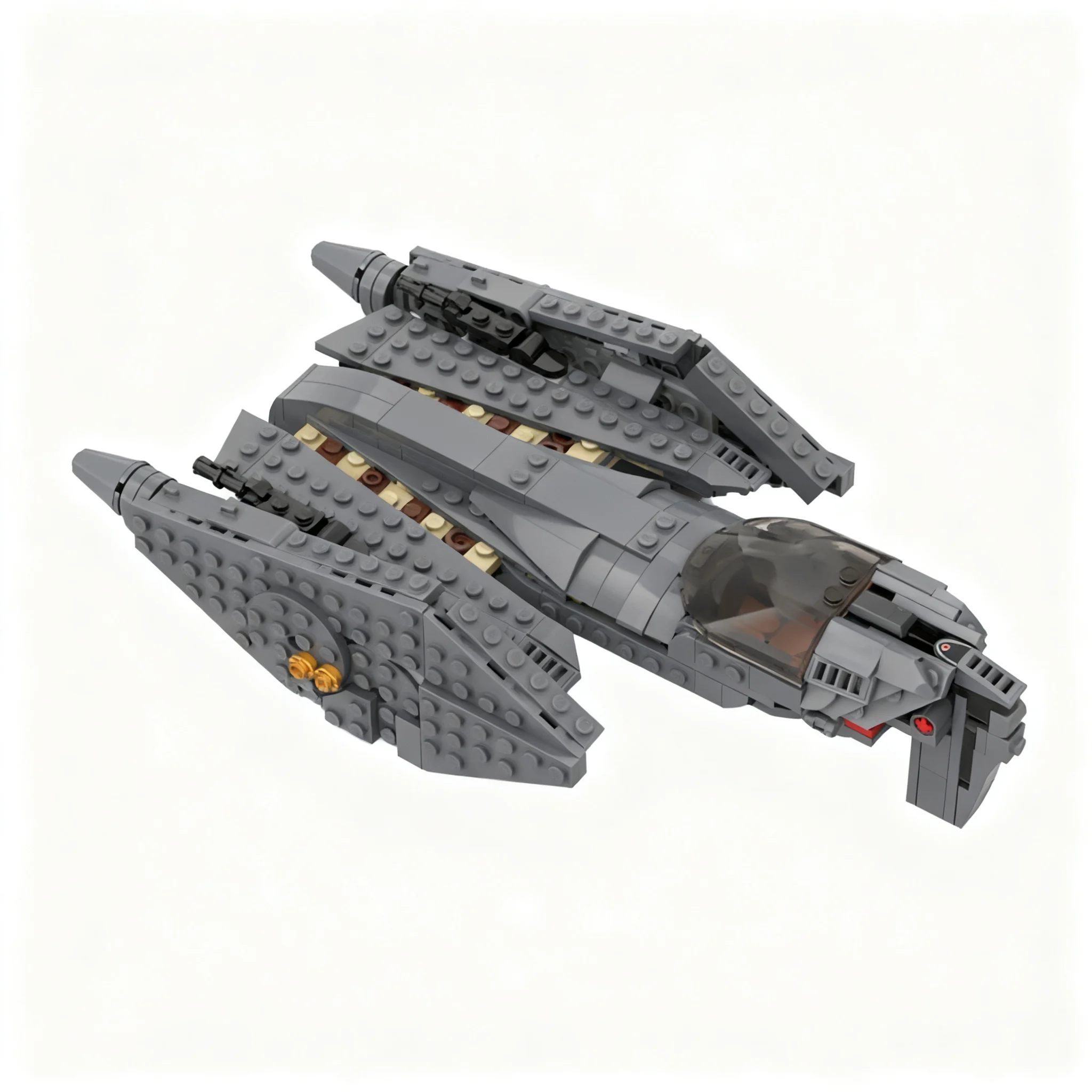 326pcs MOC General Grievous S Starfighter Alternate Build Star Battle Model Building Blocks Architecture DIY Christmas Gifts Toy