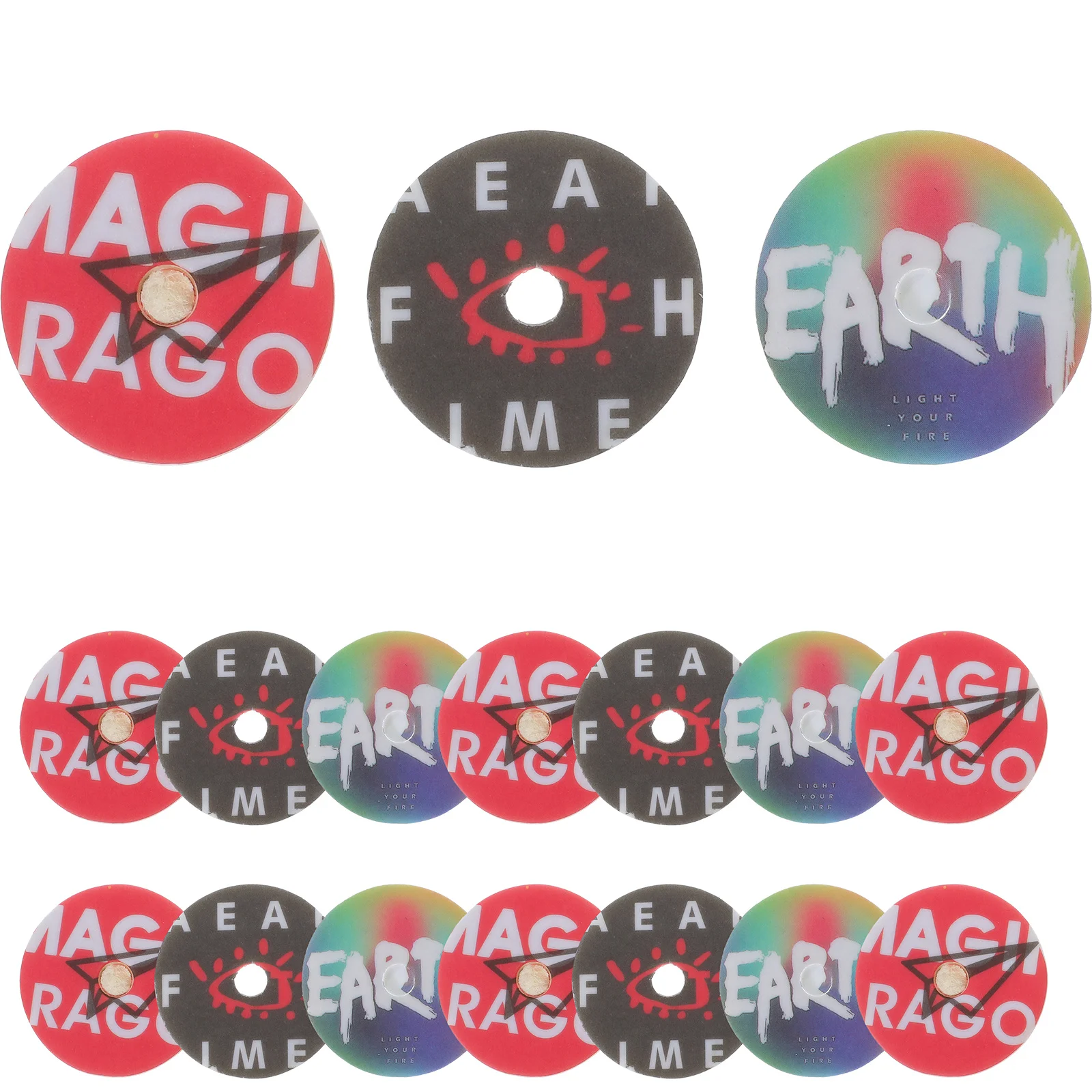 

24pcs Car Aromatherapy Refill Pads Scented Oil Diffuser For Air Freshener Replacement Record Player Style Car Accessories