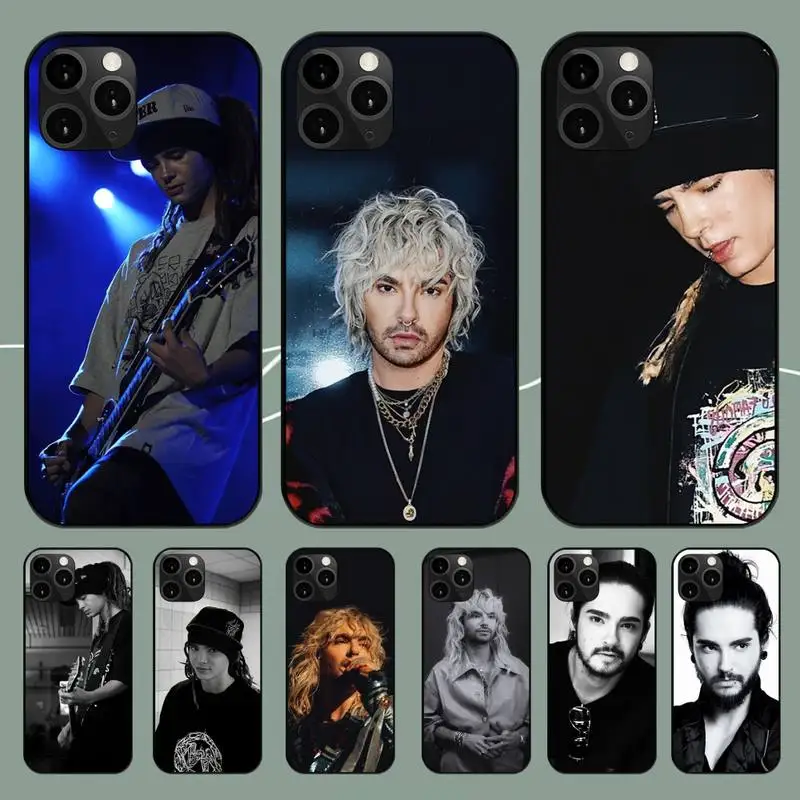 Singer Bill Tom Kaulitz Tokio Hotel Phone Case For iPhone 11 12 Mini 13 14 15 PRO XS MAX X XR 8  Plus Shell