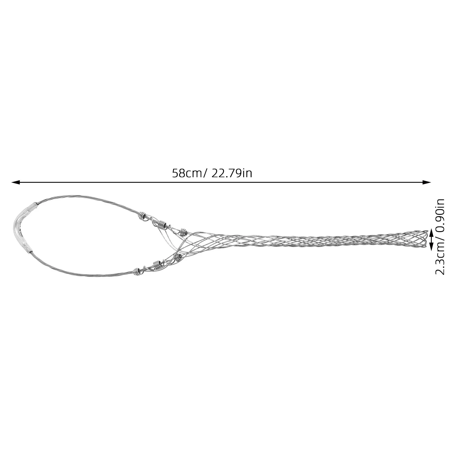 Mesh Grip Cable Puller Tool 5Mm Diameter Heavy-Duty Stainless Steel Wire Installer Electrical Wire Pulling Auxiliary Anti-Slip view 4