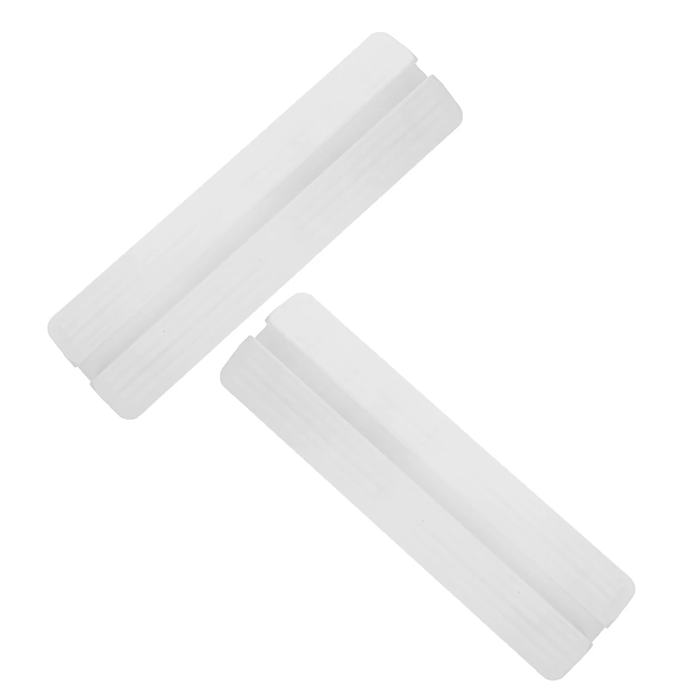 

2pcs White Anti-Kick Floor Transition Ramp For Gate Pet Fence Gap Bridge Anti-Slip Design Durable Height Adjustment Strip