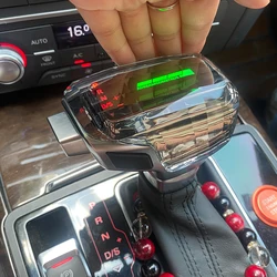 Automático de mudança de engrenagem LED botão, alavanca, cabeça, Audi A6, C6, C7, A4, B8, S6, A7, A5, Q5, Q7, 4L, A3, 8P, s4, S5, S7