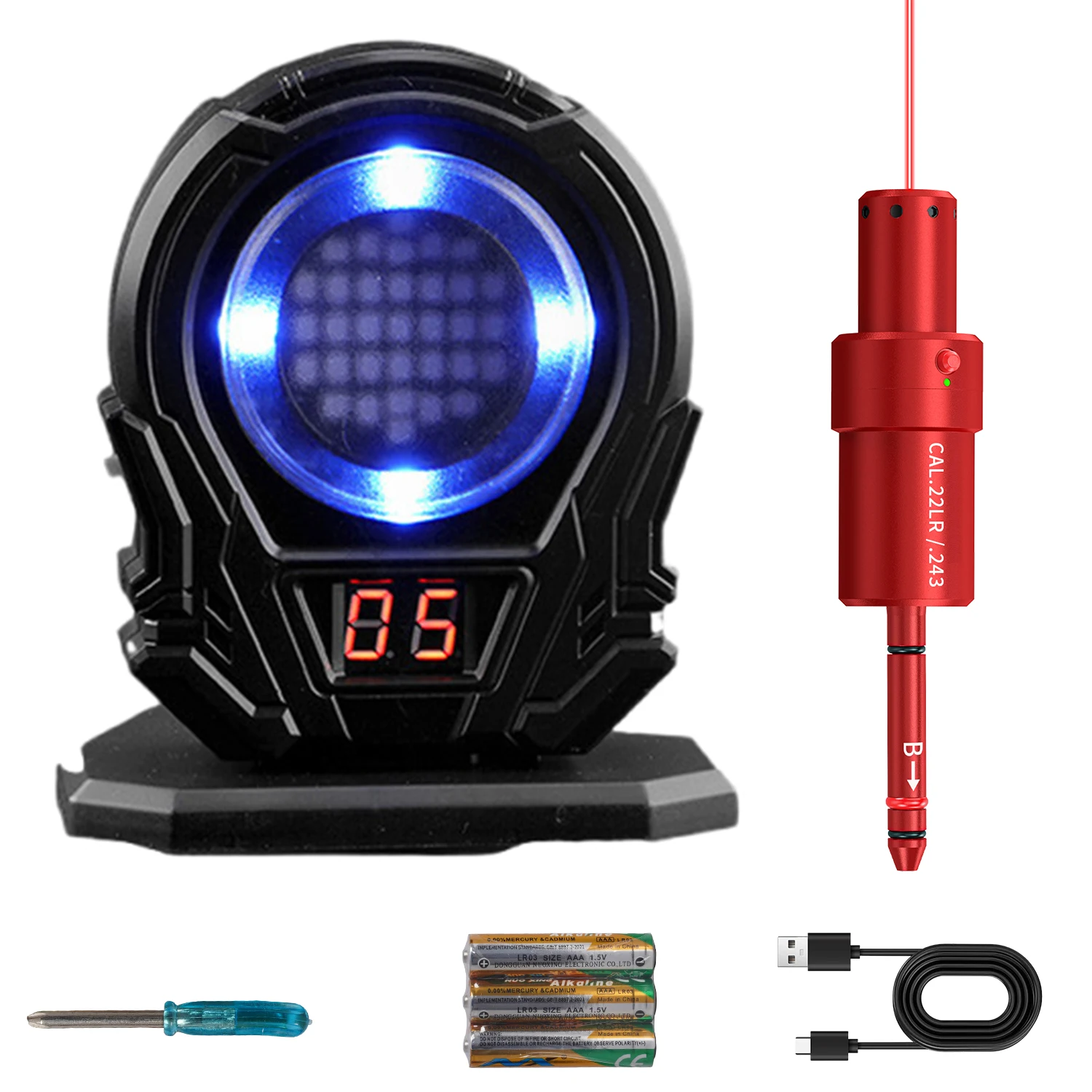 

22LR 243 Professional Circular Target Laser Induction Electronic Induction Target Specialized Trainer