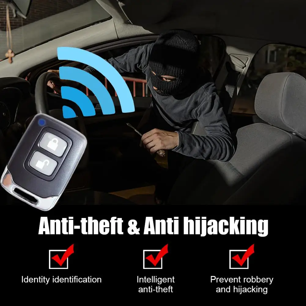 1 مجموعة سيارة عن بعد مجموعة مركزية قفل عالمي فتح قفل الطاقة مع نظام دخول التحكم السيارات بدون مفتاح المركزي عن بعد B6W6 #6