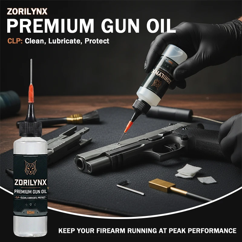 

Premium Gun Lubricating Oil for Friction Reduction and Smooth Action Reliable Performance in Extreme Conditions 100ml SIKEZHAN