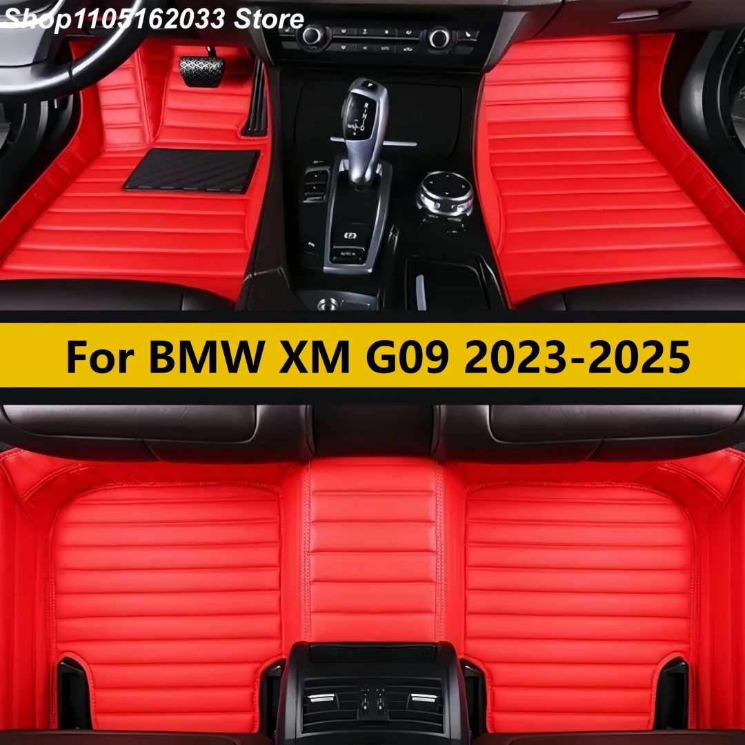 

Автомобильные коврики на заказ, подходят для BMW XM G09 2023 2024 2025, автоматический передний и задний ряд, полный комплект ковров, коврики для ног, коврики