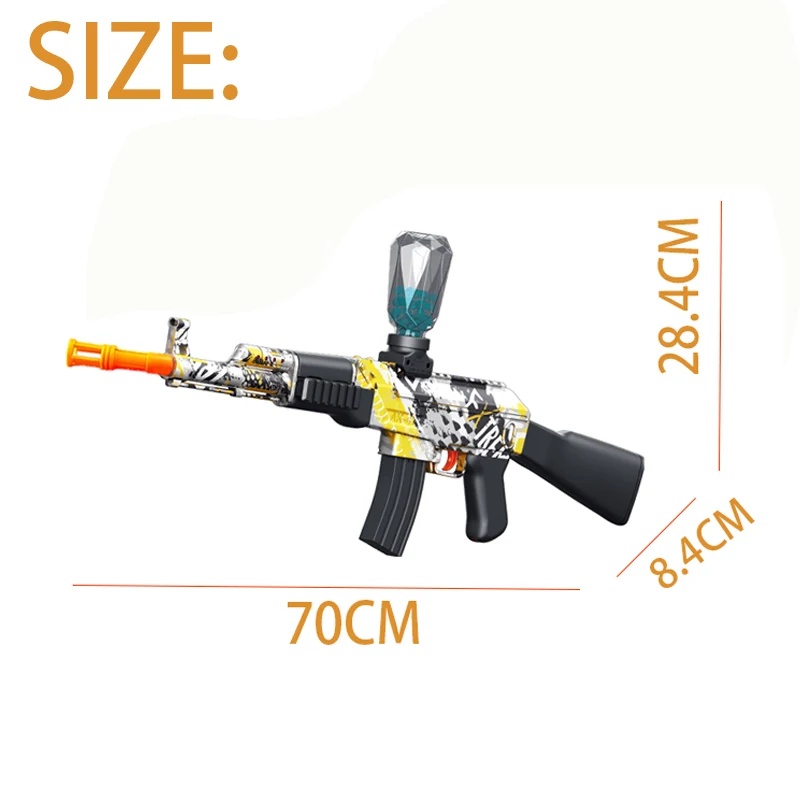 전동 볼 블래스터 장난감 총 AK 권총 슈팅 스포츠 게임 야외 고속 충전식 야외 게임 파티 성인용 선물