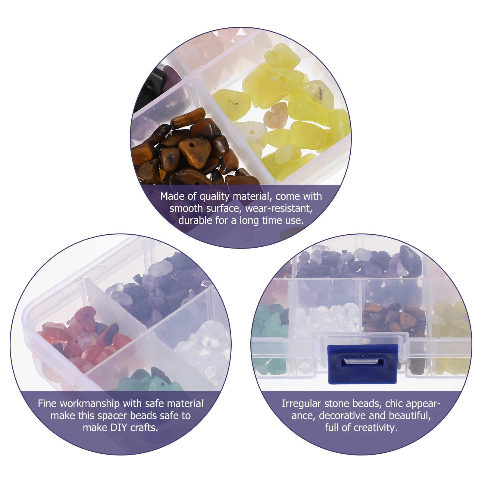 

Crushed Rocks Beads Irregular Chips DIY Craft Jewelry Making Earrings Accessories Stone Beads H made Projects Wear Resistant