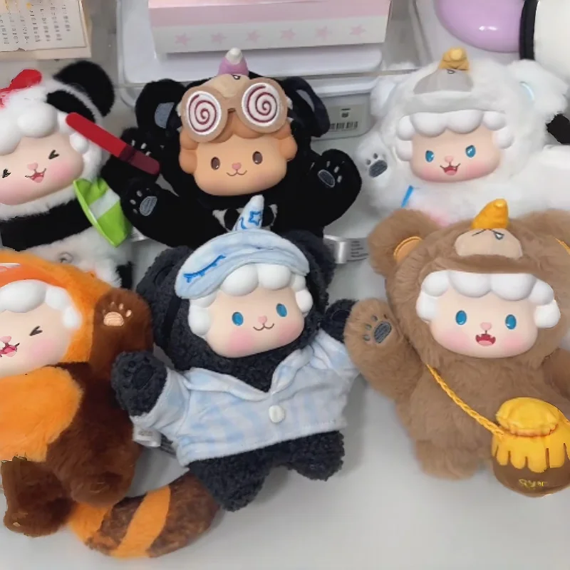 

Виниловые куклы серии Gyun Crossbody Bear, слепая коробка Caixa Caja Kawaii, куклы для девочек и мальчиков, подарок, аниме-фигурки, игрушки