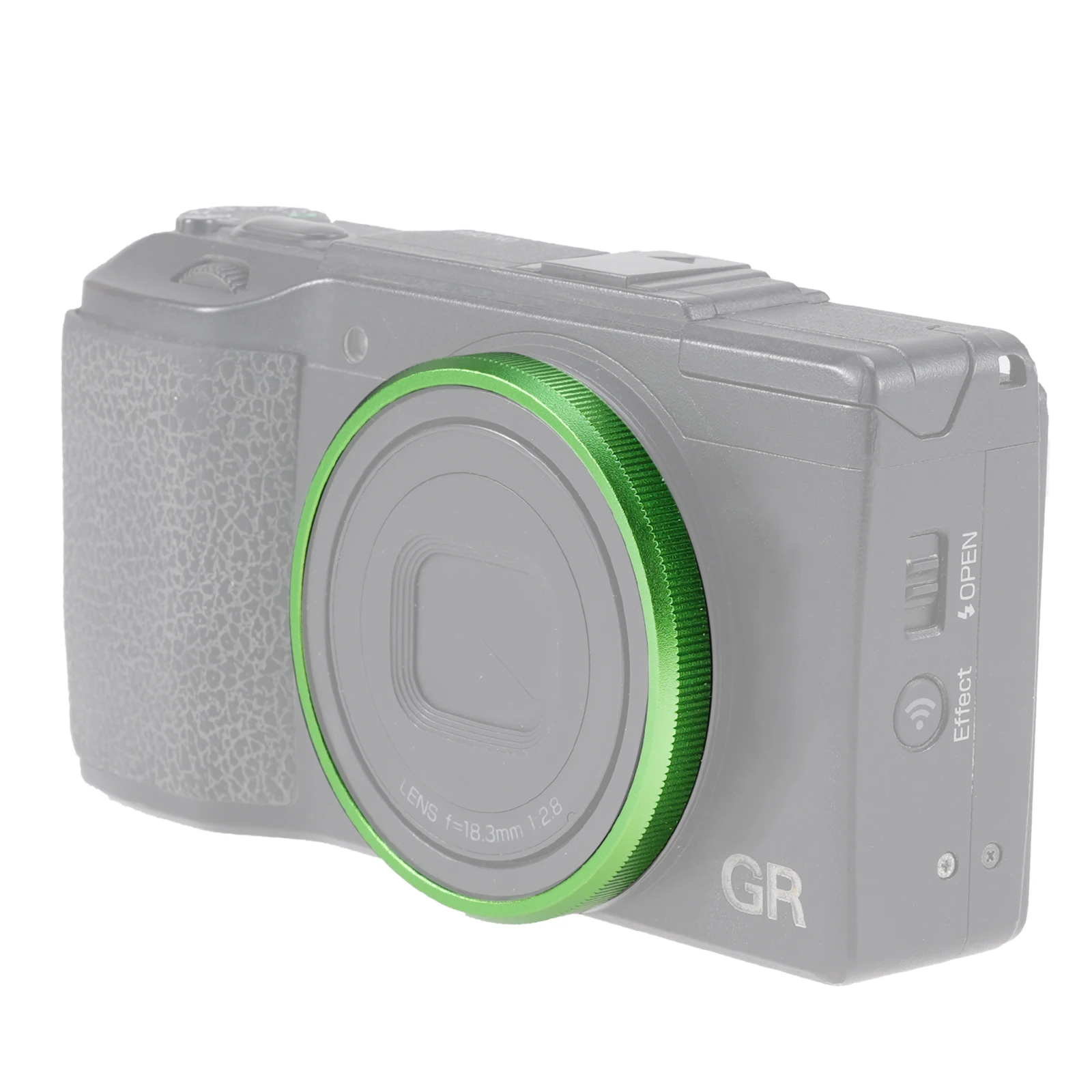 FOTGA Lens Ring For Ricoh GR/GRII Camera Replaces For Ricoh GR/GR2 Lens Decoration Rings Cap Green Red Black Grey Accessories