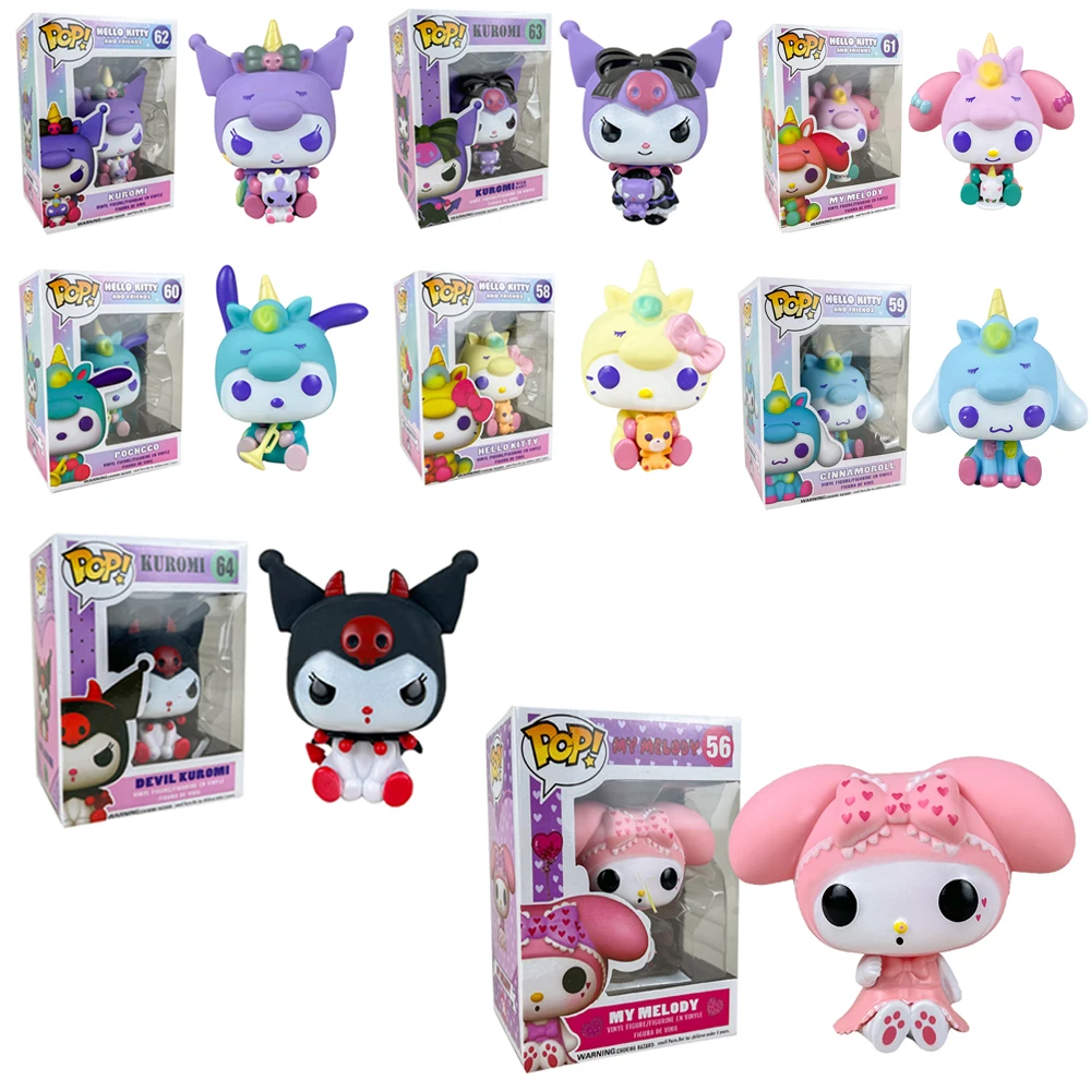 Pop Kuromi Figures #56#58#59#60#61#62#63#64 Figures POP Model 10 Cm for Girls Kids Gift Birthday Children Toys