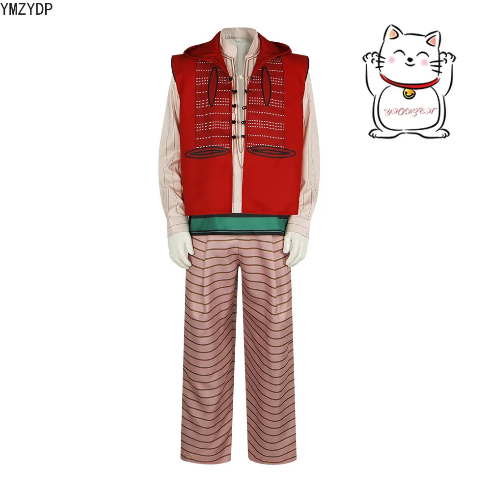 أزياء علاء الدين الحقيقية للرجال لمرحلة ما قبل الهالوين كرنفال الأمير التنكرية للعب الأدوار #5