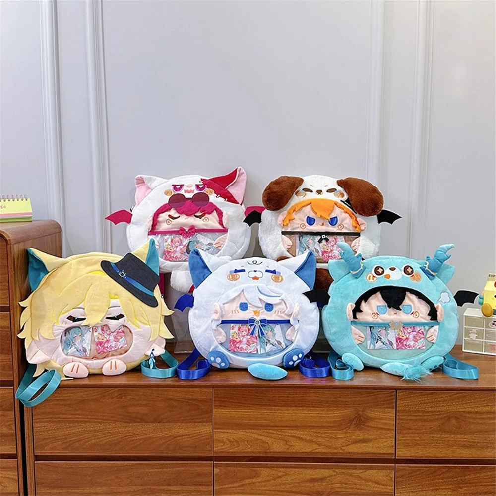 

Игра Honkai Star Rail Kafka DanHeng Aventurine Косплей Сумки на плечо Плюшевые рюкзаки Прозрачная сумка через плечо Itabag