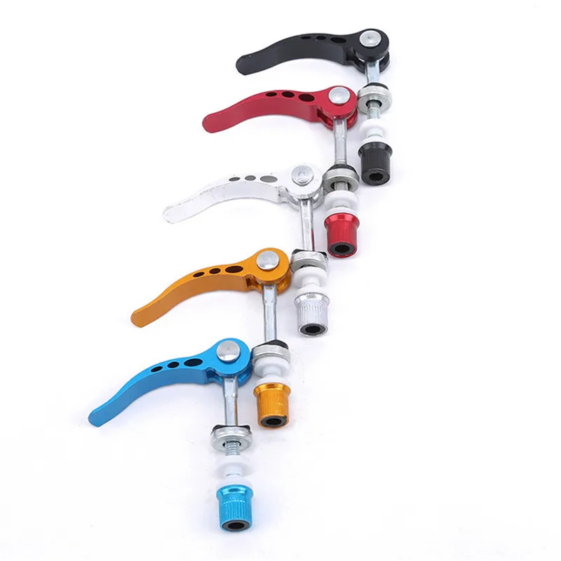 Aluminum Alloy Quick Release Clamp Bike Seat Tube Clamp Screw Bicycle Pipe Clips Lock Tightly Saddle Release Screw Spare Parts