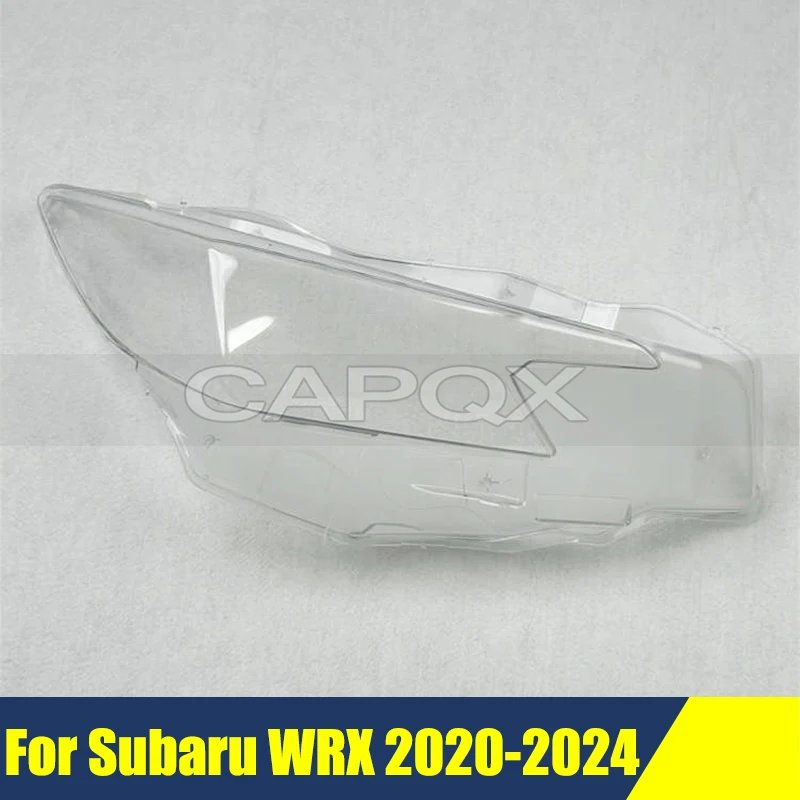 

Front Bumper Headlight Cover For Subaru WRX 2020-2024 Cover Shell Shade Head Lamp Glass Head Light Lens Caps