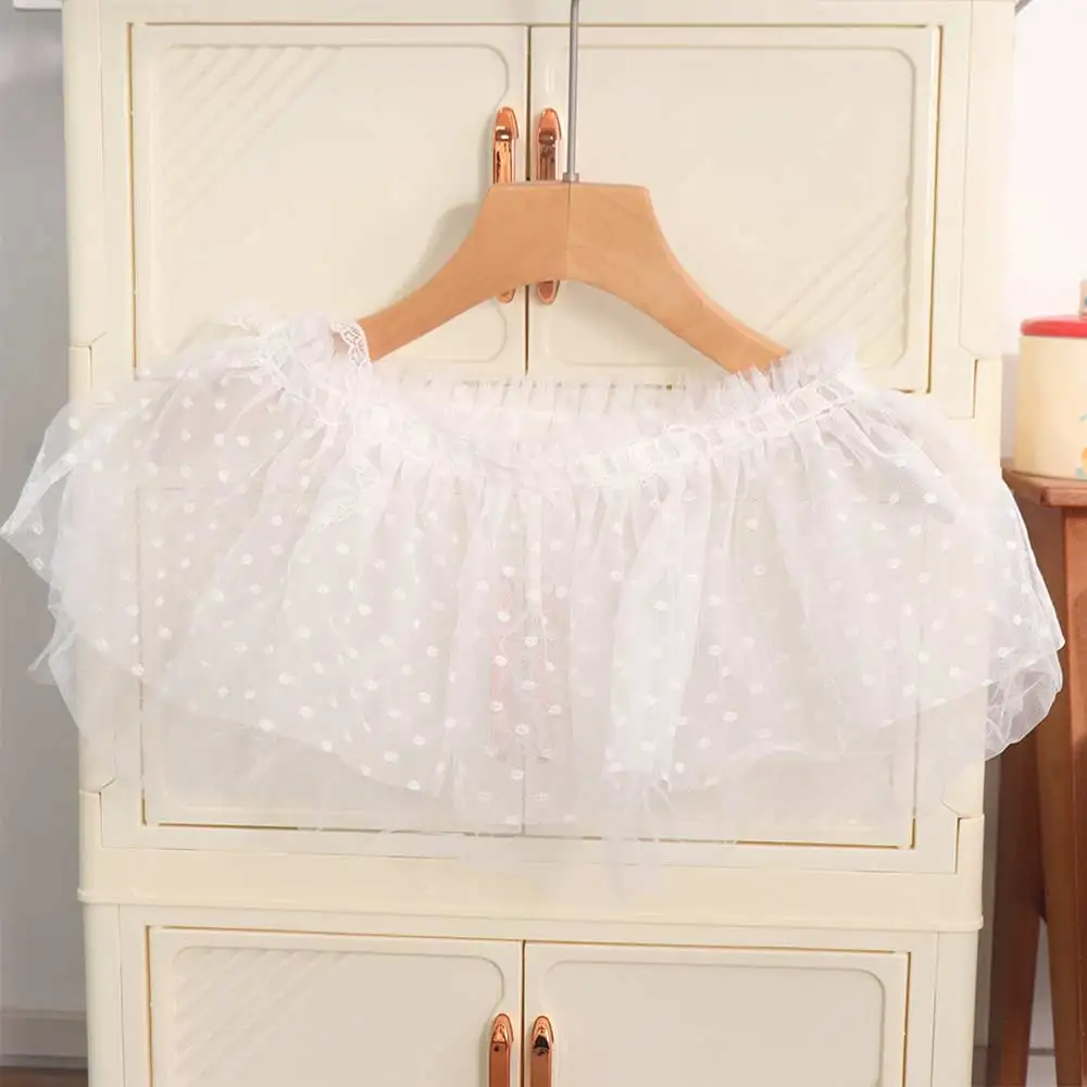 ファッション Y2k レースミニスカートショート韓国スタイルガーゼスカートトリムバットカーテンスカートロリータフリルエッジスカートガール