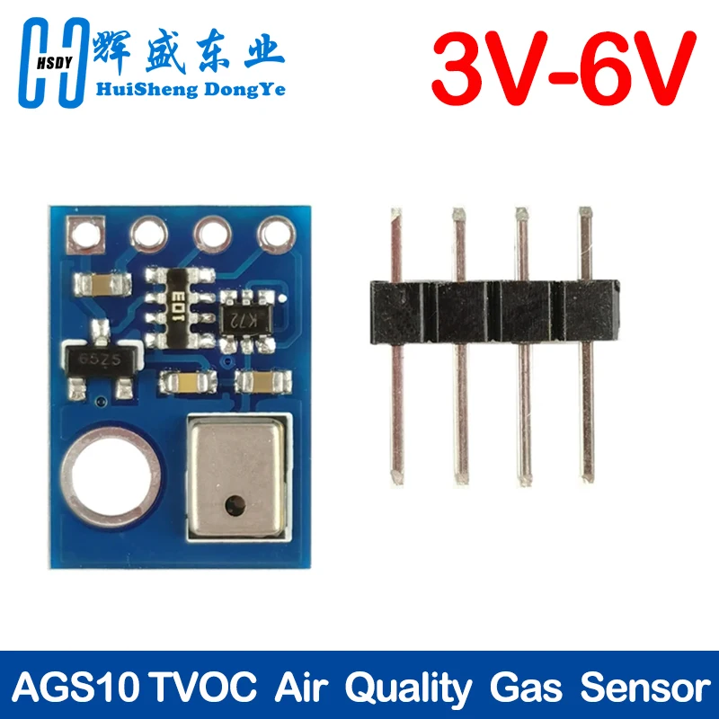 AGS10 TVOC Air Quality Gas Sensor I2C MEMS Replaces AGS02MA