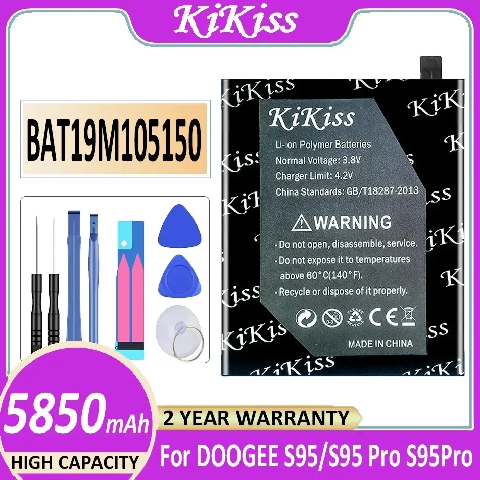 

Мощная батарея KiKiss BAT19M105150 5850 мАч для DOOGEE S95/S95 Pro S95Pro Bateria