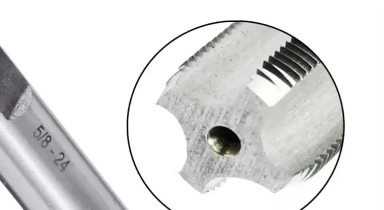 5/8-24 خيط اليد اليسرى فولاذ عالي السرعة لاستعادة الخيط لصنع أو استعادة خيوط الذكور والإناث أداة صنبور لولبي #1