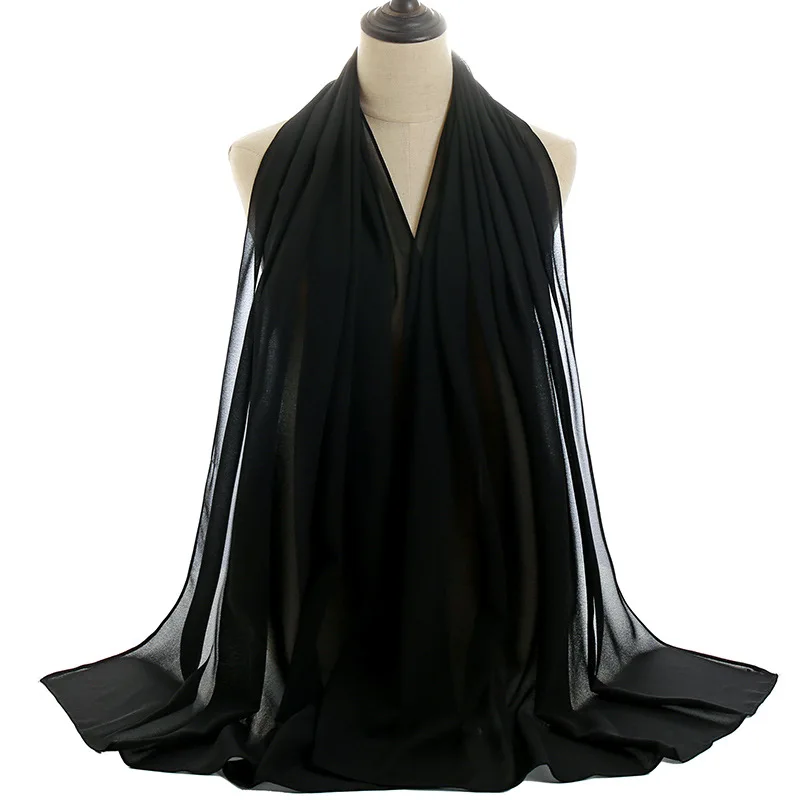 Hot Sale Dames Sjaal Hoge Kwaliteit Super Zachte Effen Dameskleding