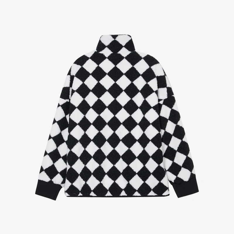 Puma genuino sport da uomo e da donna stile scacchiera alla moda e casual caldo colletto rialzato giacca con cerniera 621891-01