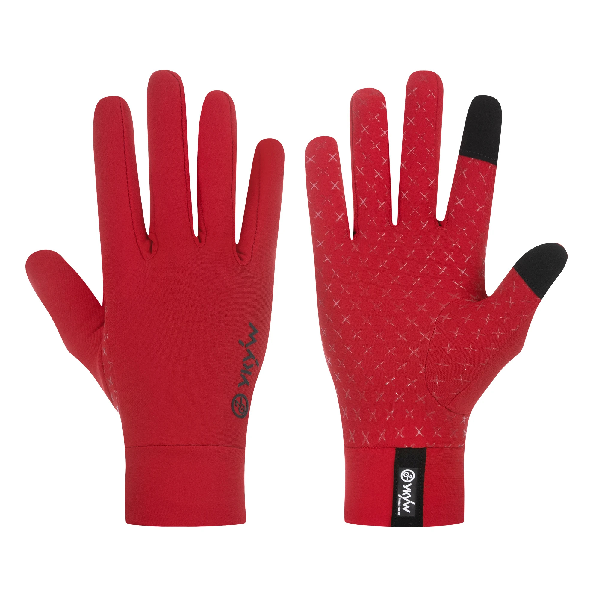 YKYWBIKE Fahrradhandschuhe Vollfinger Wasserdicht Herbst Winter Warm Touchscreen AntiSlip Skifahren Armee Radfahren Snowboard Handschuhe – Detail 21