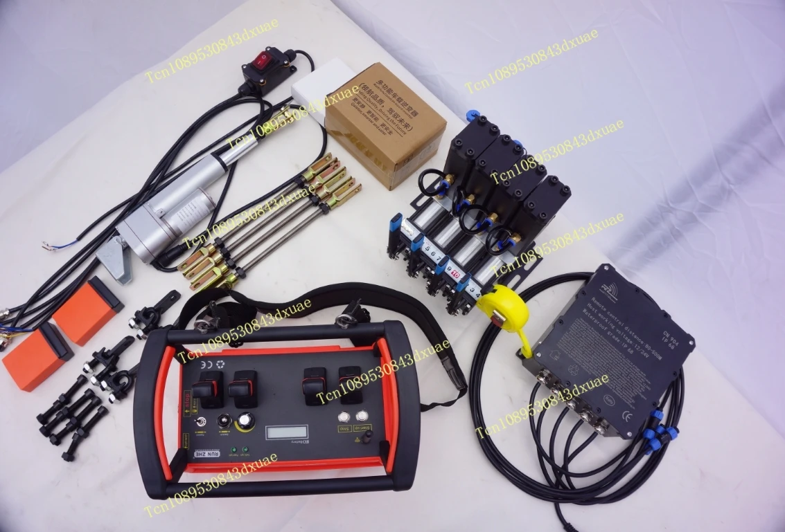 

8-35v 4 Joystick linear clutch motor wireless Proportiona remote control Crane