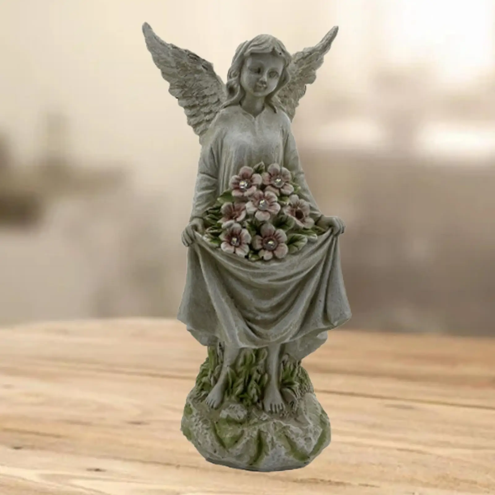 

Angel Solar Garden Statue Waterproof with Solar Light Outdoor Sculpture Yard Art Decor for Lawn Landscape Outside Patio Porch