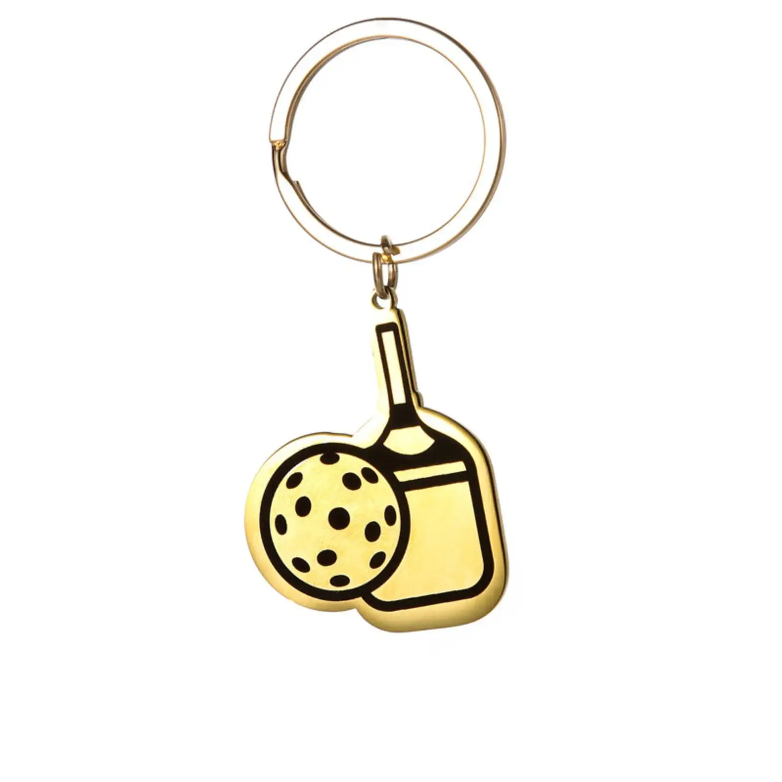 Pickleball مضرب المفاتيح فريق الرياضة لاعب المشجعين الفولاذ المقاوم للصدأ مجوهرات النساء الرجال الهدايا