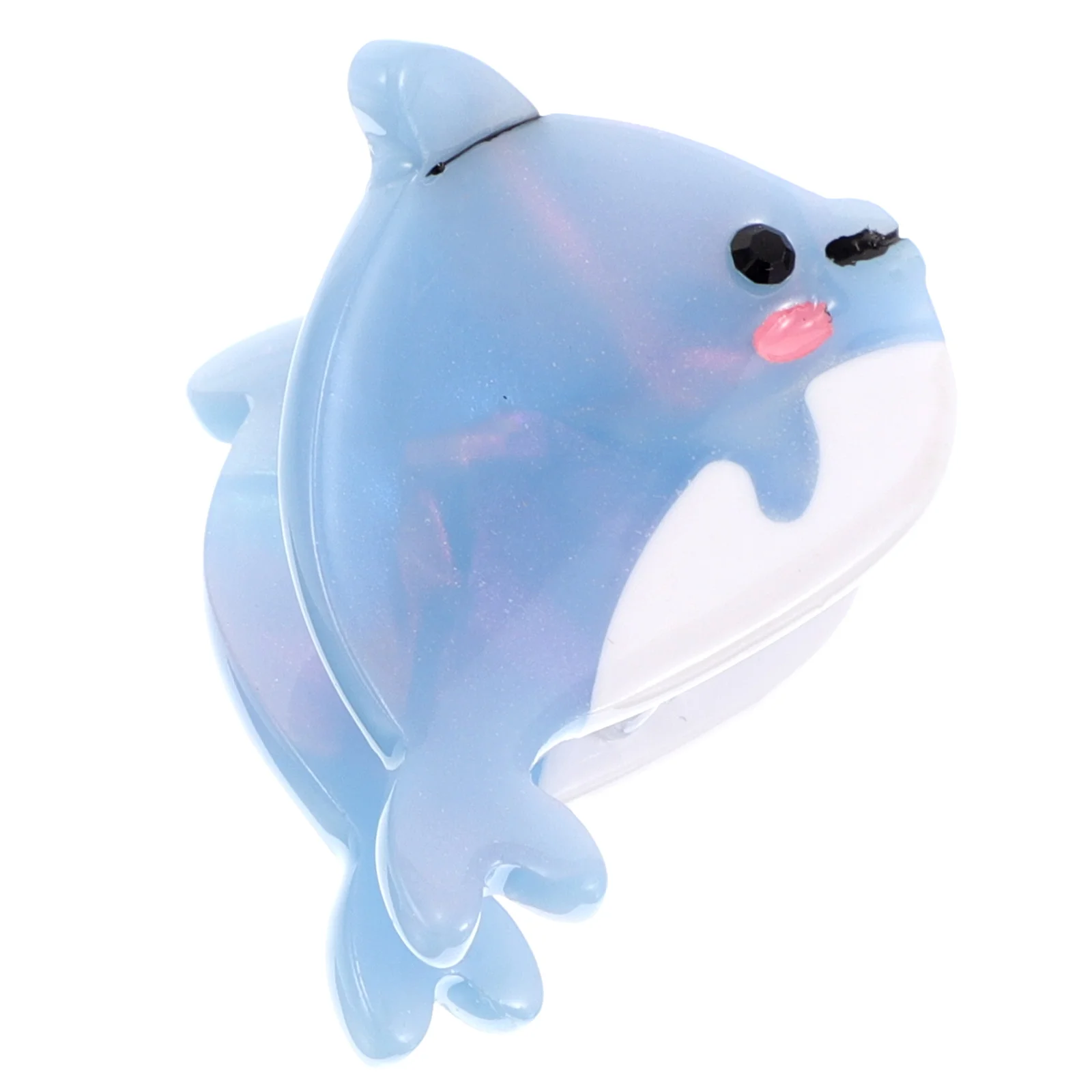 

Dolphin Claw Clips Acetic Acid Blue Small Clip Fashionable Versatile Durable Easy Stylish Unique Hair Holder Hair Catch Clips