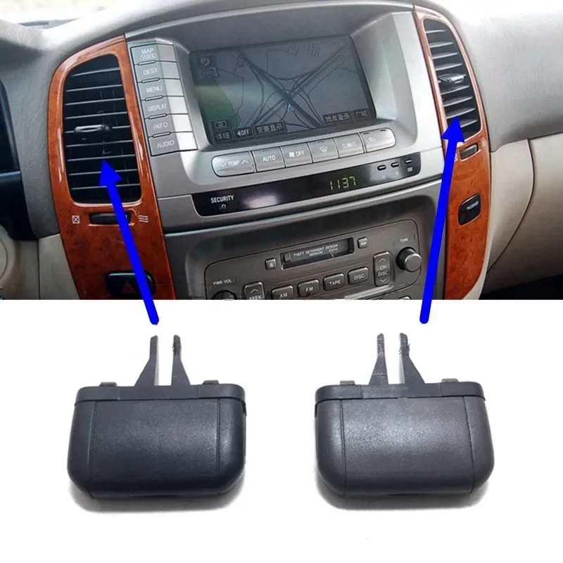 QDARCTIC Car Front rear Dashboard Center Air vent Air Conditioner Vent Outlet For TOYOTA Land Cruiser 4500 4700 LC100 for LX470