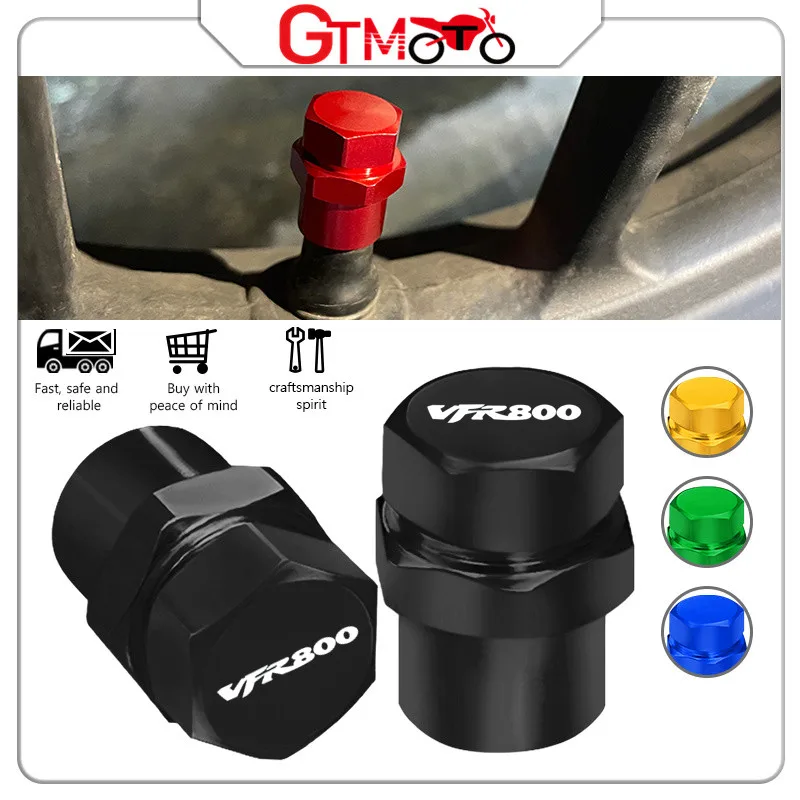 Hot Sales For VFR800 VFR750 VFR1200 Motorcycle Accessories CNC Aluminum Wheel Tire Valve Caps Airtight Covers vfr 800 750 1200