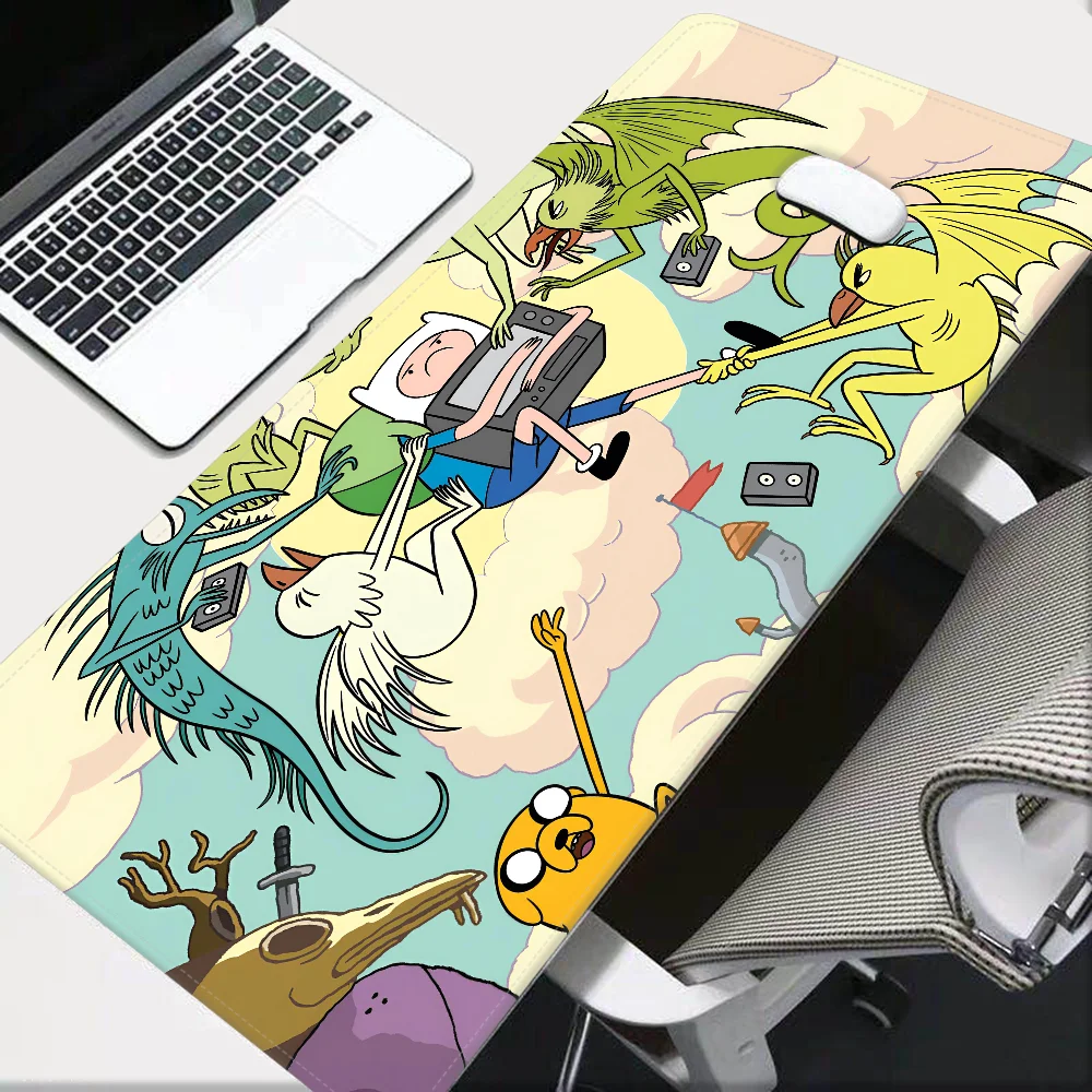 Cute cartoon adventure time Mousepad New Gamer Speed Mice Retail Small Rubber Mousepad Size for big CSGO Game Desktop PC Laptop