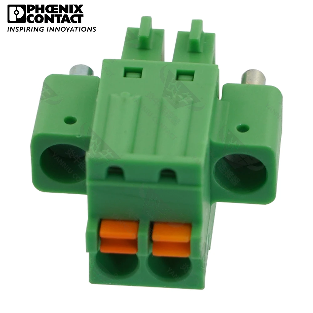 

3.81mm Original Genuine Phoenix Contact Connector PCB Pluggable PLUG-IN Terminal Block 2 Pin FK-MCP 1.5 STF 3.81 1851232 8A 160V