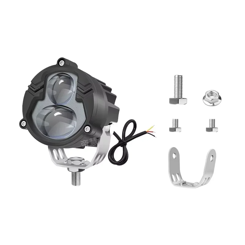 Automotive LED Laser Cannon Motorcycle High Beam  Strong Light Super Bright Modification Work Headlight ﻿
