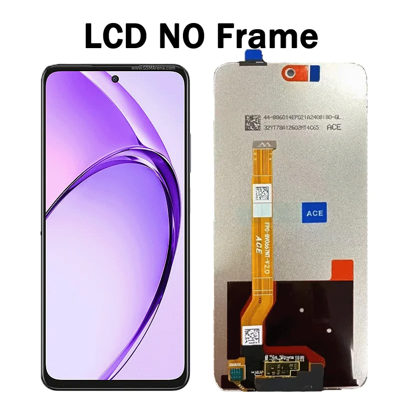 6.  67" IPS LCD Ekran LCD do Oppo A80 CPH2639, Panel Dotykowy Digitizer do Oppo A80 z Ramką — zdjęcie produktu 4