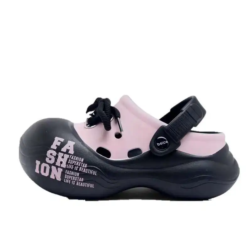 

Garden Shoes For Women Thick Sole Non-Slip Soft Sole Big Head Sandals Women's Slippers Beach Shoes