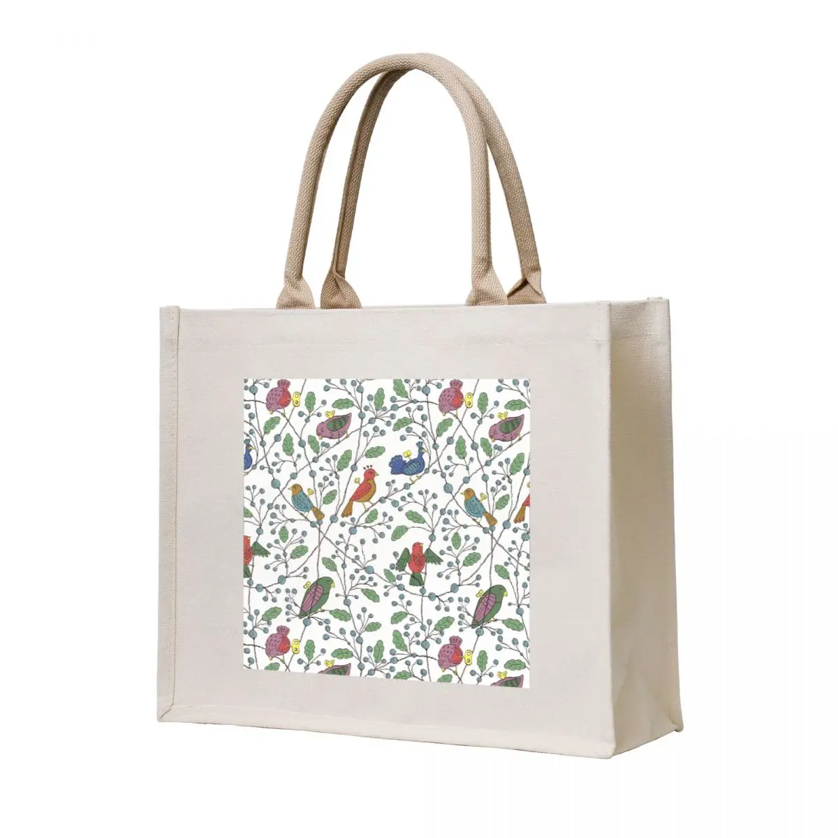

Clockwork birds - colour Tote Bag Handbags women Portable shopping bag cute tote bag cute pouch