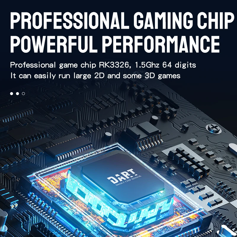 128G RX6S ريترو وحدة تحكم ألعاب فيديو محمولة نظام لينكس 3.5 بوصة IPS شاشة المحمولة جيب مشغل فيديو 64 جيجابايت لعبة صديق هدية