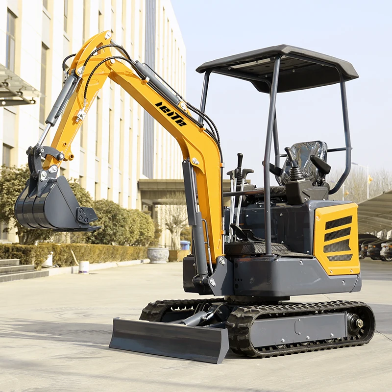 China Manufacturer EPA Cheap Mini Excavator 1 Ton 1.8 Ton Excavator Machine Small Micro 1800KG Mini Excavator Digger Excavadora