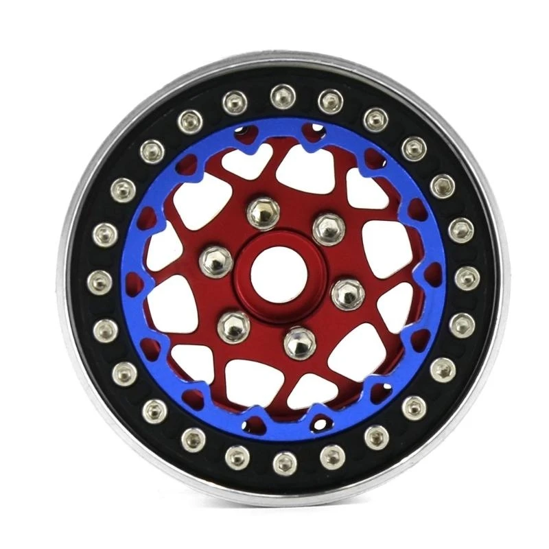 

4PCS Wheel Rims Beadlock Wheel Hub with Droplet for 1/10 Remote Control Car 15UB