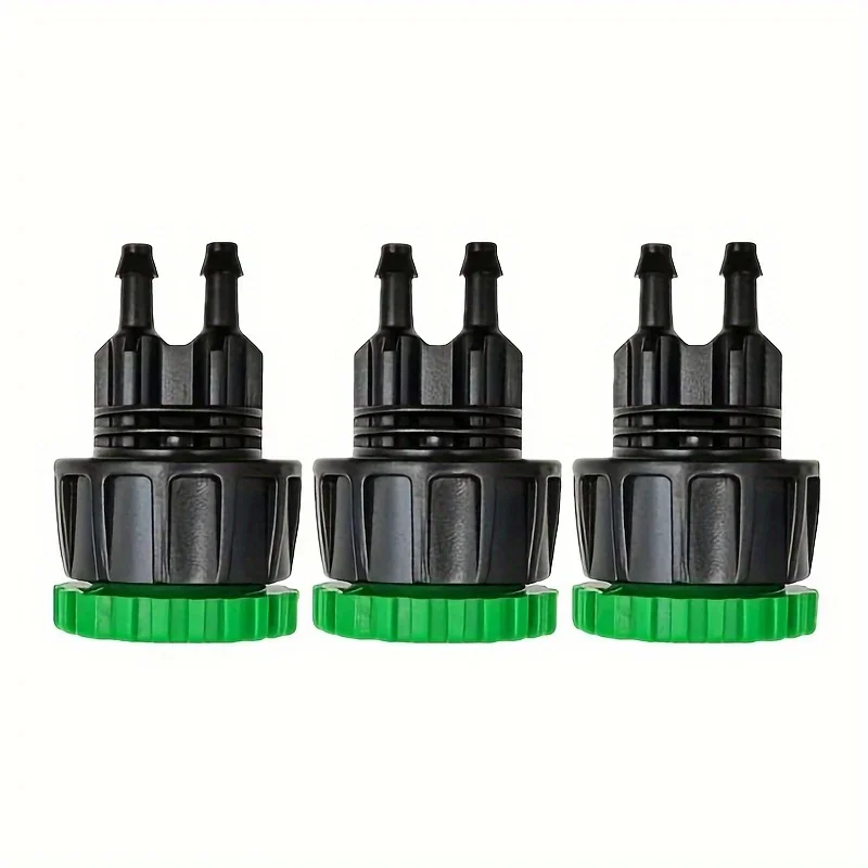2pcs Drip Irrigation Hose Connectors Garden Faucet Adapter Drip Irrigation System Drip Hose Fittings Garden Irrigation