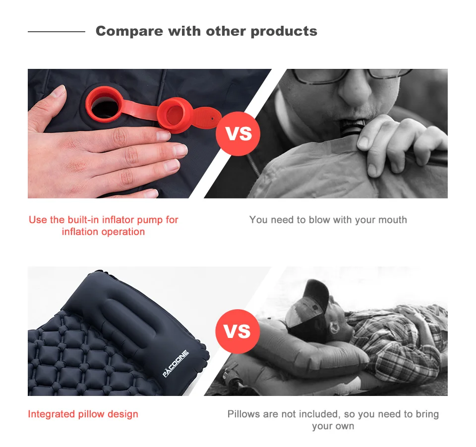 BIAOQINBO MATELAS GONFLABLE 1 Place, 2024 Nouveau Confort Optimisé