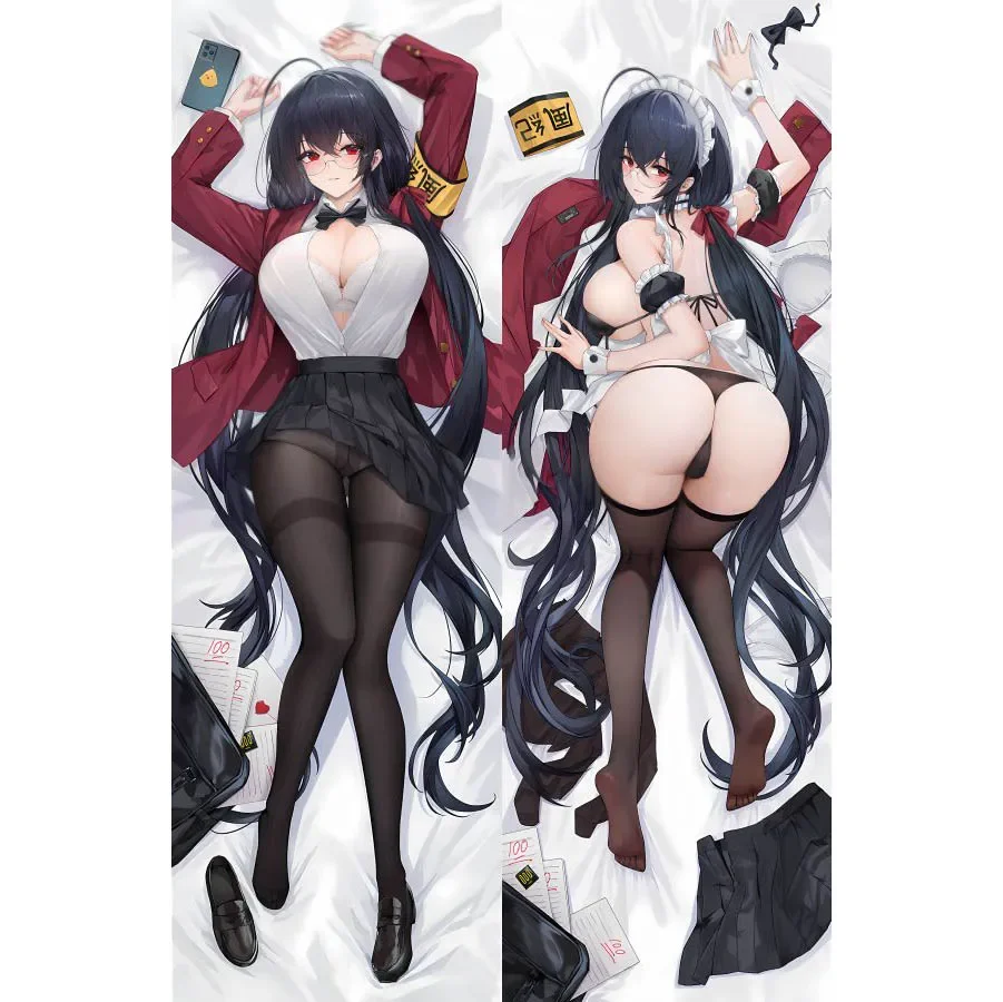 Azur Lane Dakimakura Case أنيمي وسادة غطاء DVA جميل مثير الفتيات الجانبين الفراش المعانقة الجسم المخدة أسعار الجملة